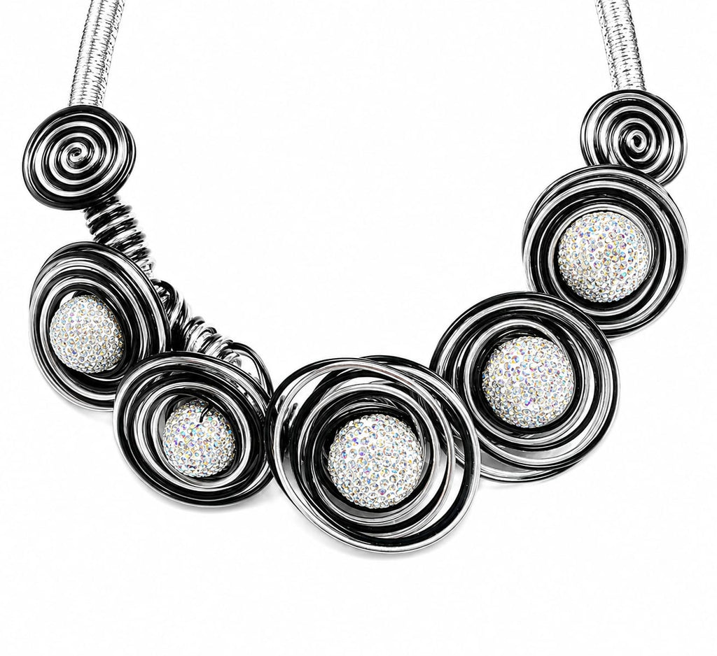 Starlight Spiral Necklace