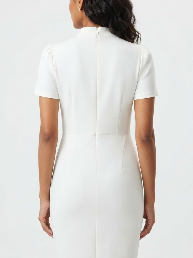 Maggy London Cream Sheath Dress