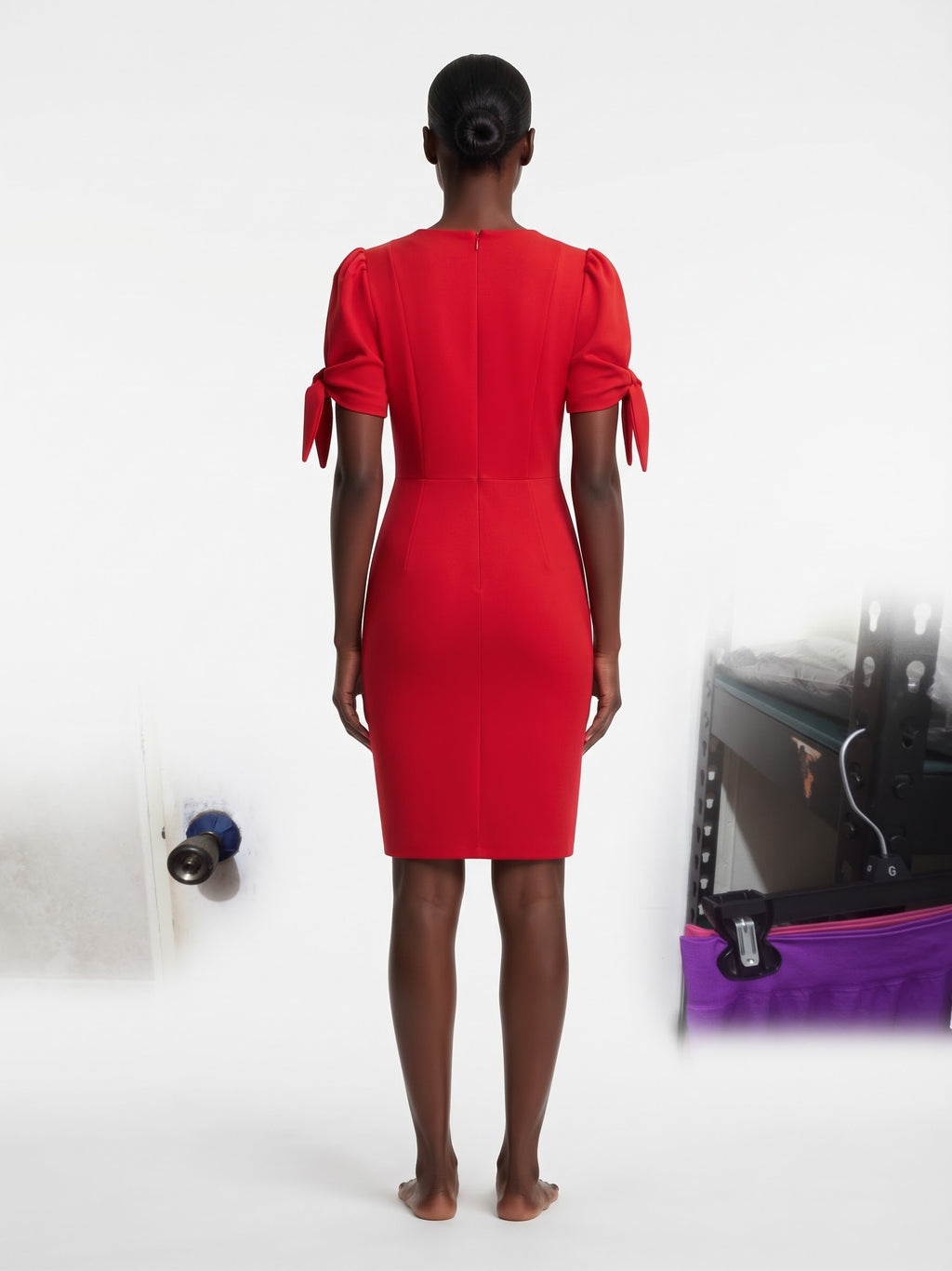 Calvin Klein Red Sheath Dress