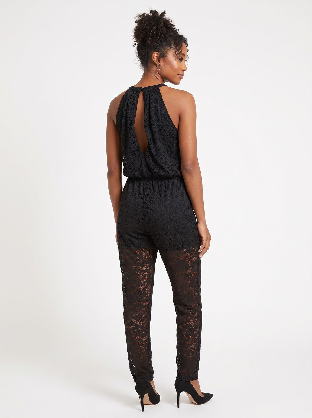 Neslay Midnight Lace Romper