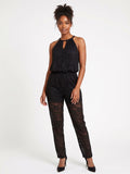 Neslay Midnight Lace Romper