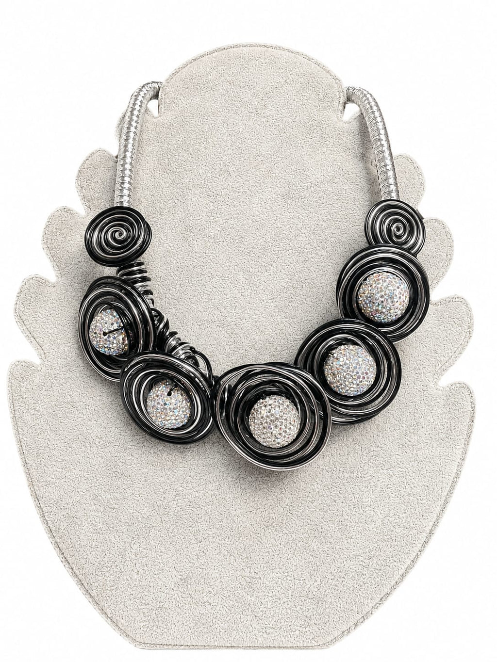 Starlight Spiral Necklace