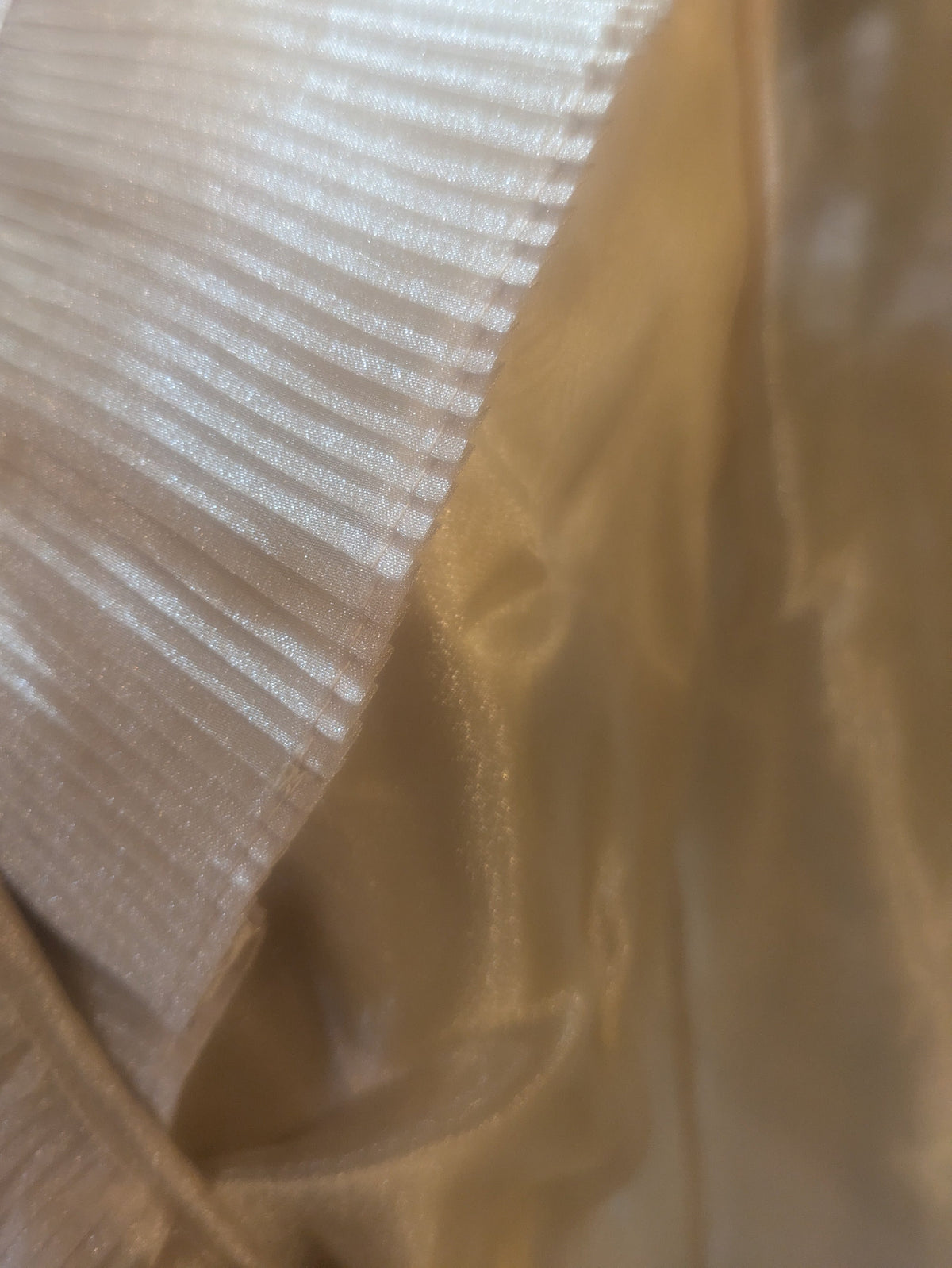 Chetta B. Champagne Gold Wrap Blouse