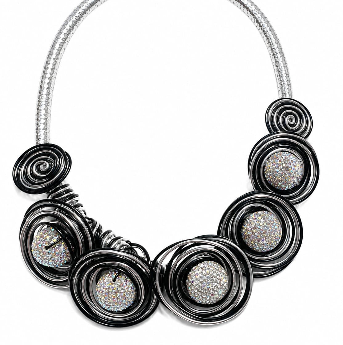 Starlight Spiral Necklace