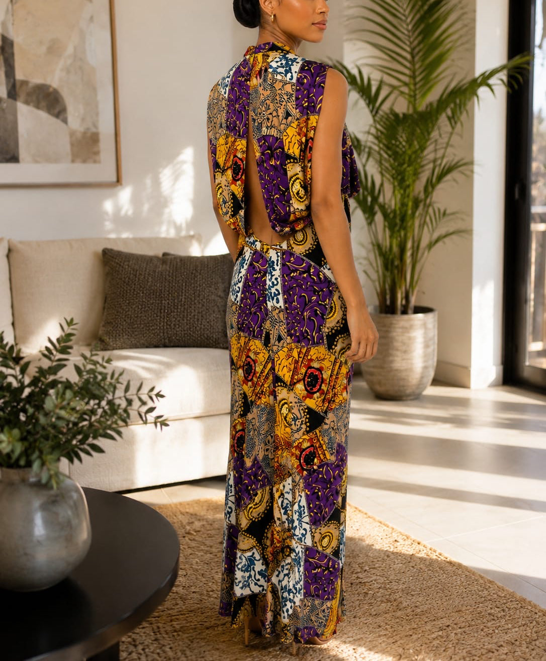 Body Language Mosaic Muse Maxi Dress