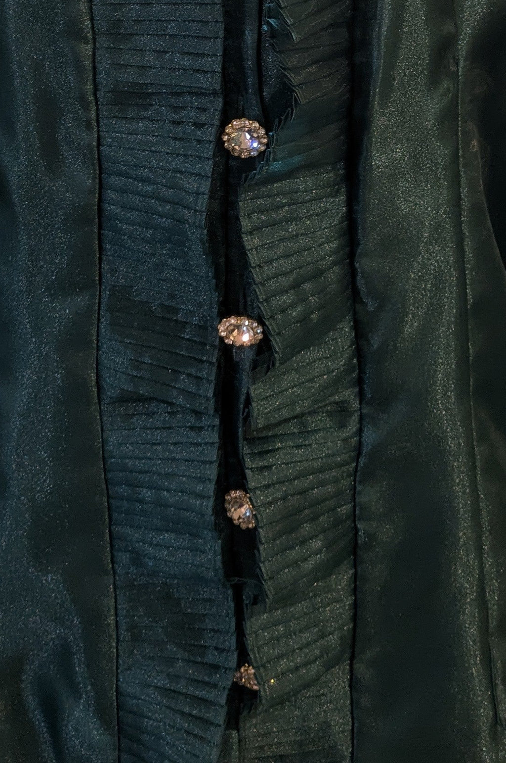 Chetta B. Emerald Elegance Statement Blouse