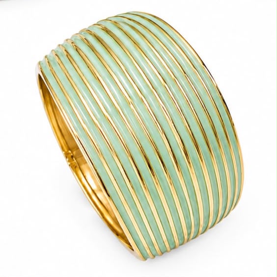 Caribbean Sea Enamel Cuff