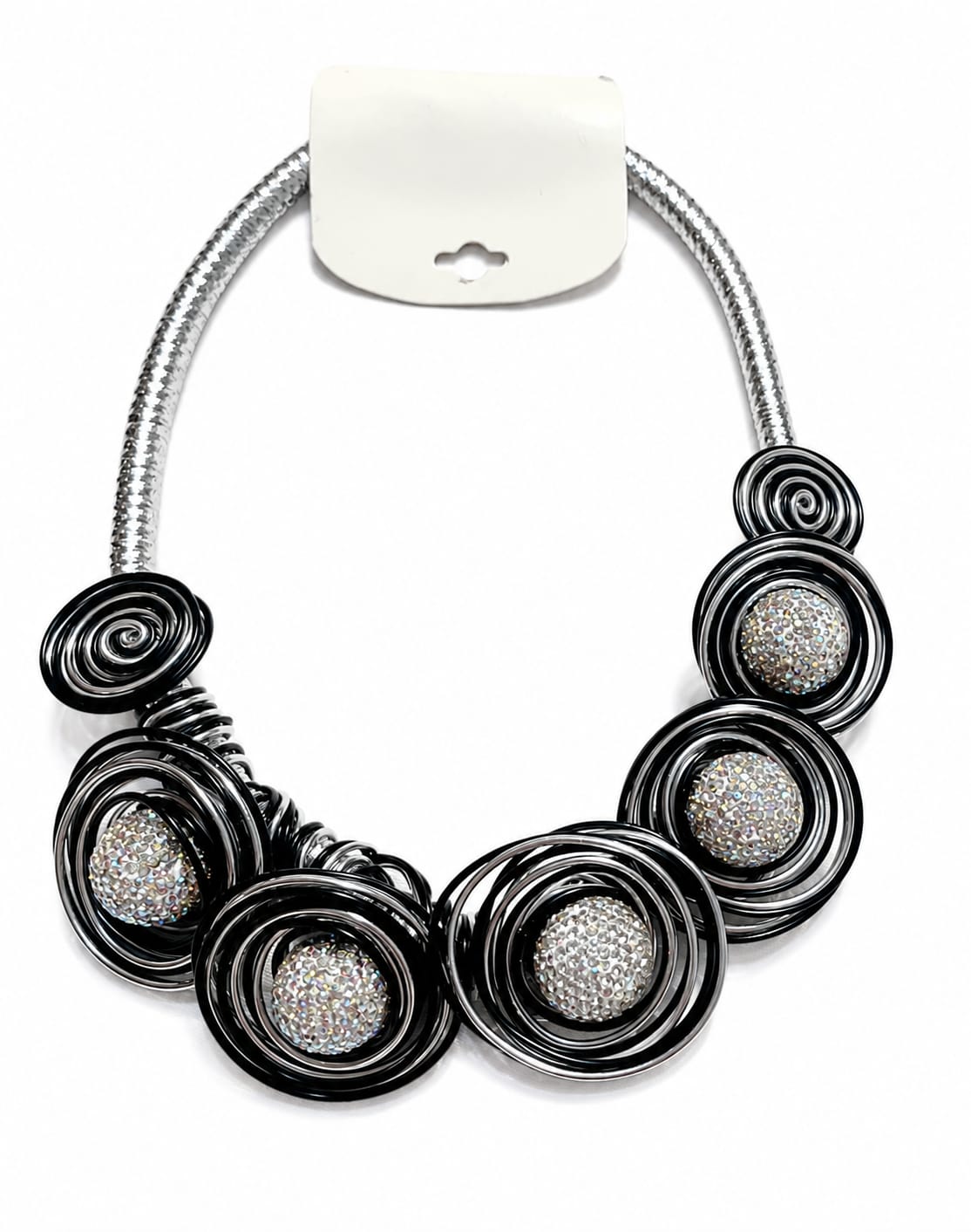 Starlight Spiral Necklace