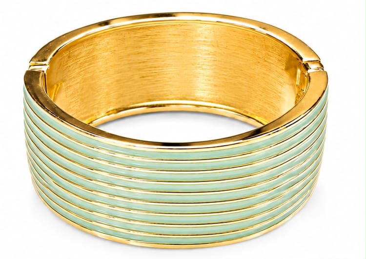 Caribbean Sea Enamel Cuff