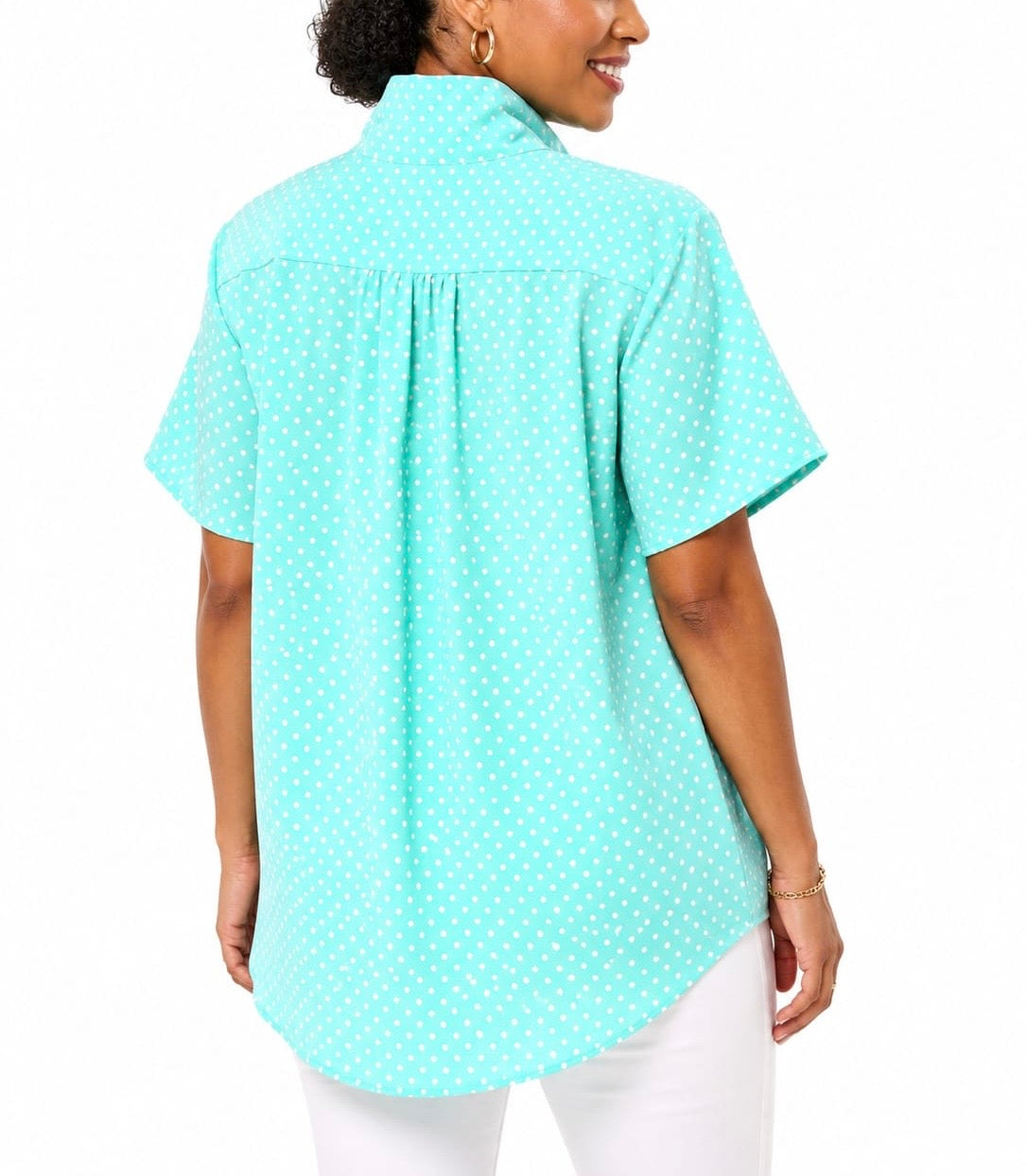 Sweet Habit Bow Neckline Blouse
