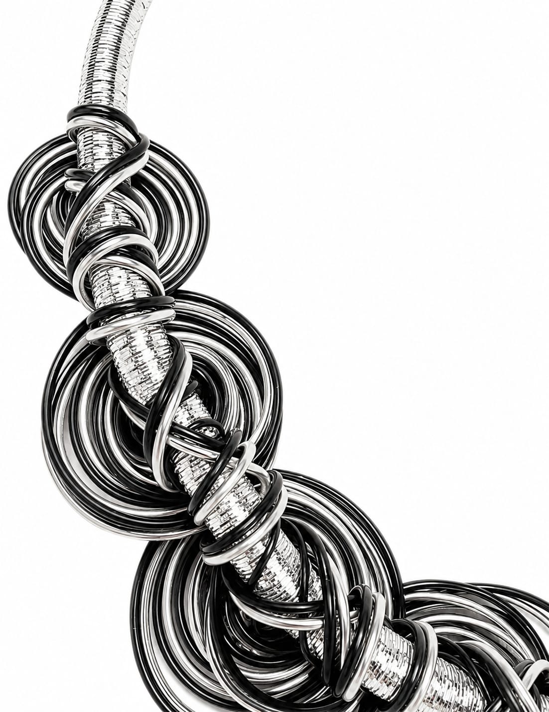 Starlight Spiral Necklace
