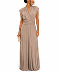 Matai Infinity Taupe Maxi Dress
