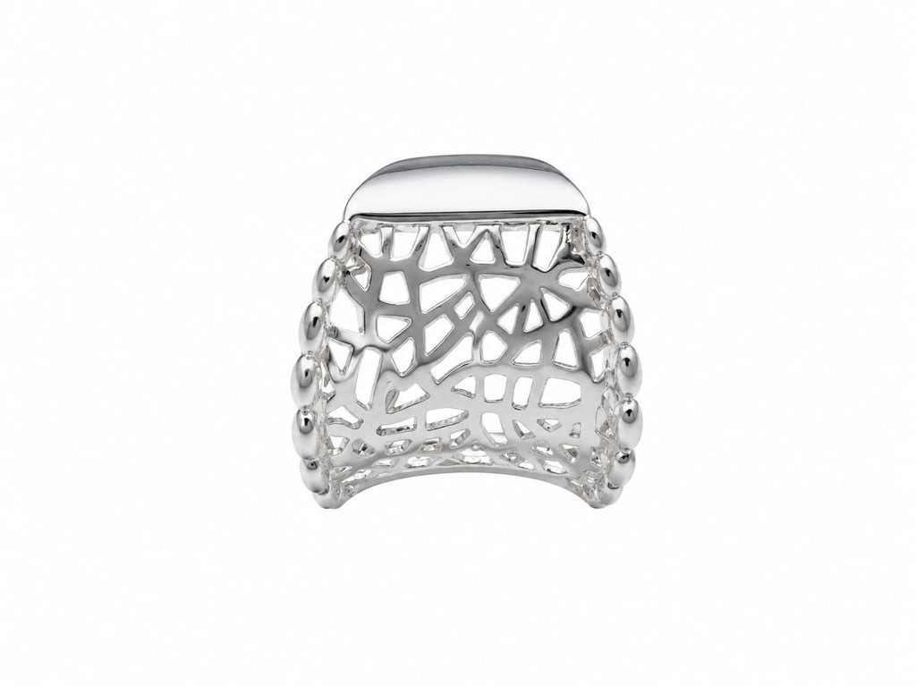 The Celeste Silver Lace Ring