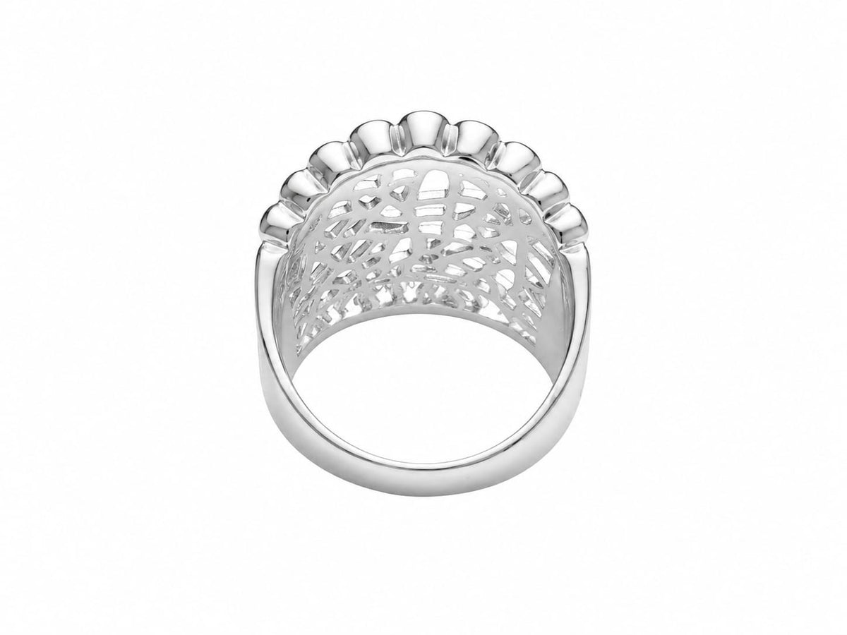 The Celeste Silver Lace Ring