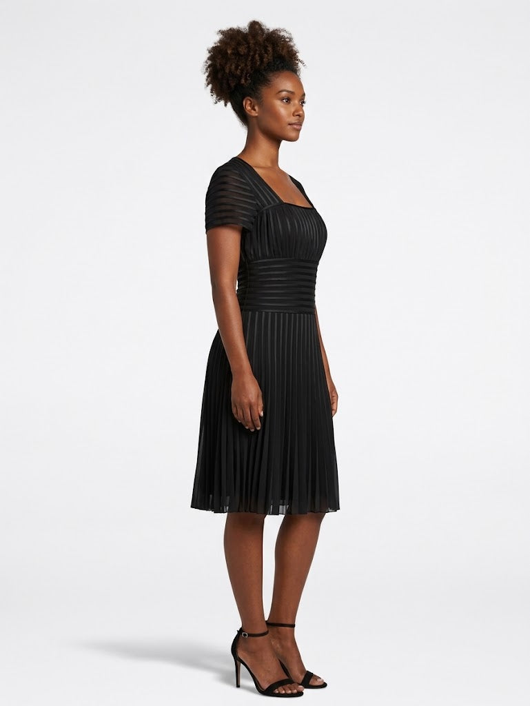 Maria Bonita Black Mesh Dress