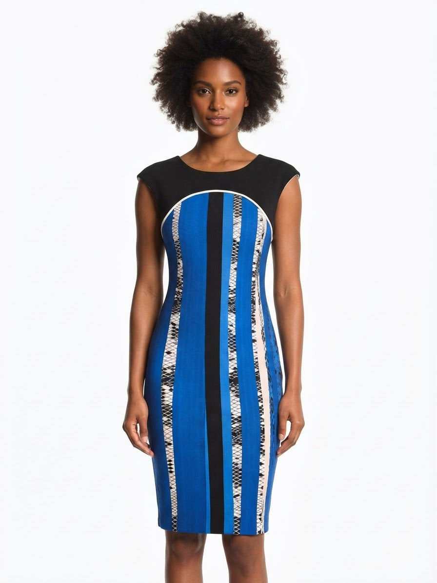 Jax Colorblock Sheath Dress