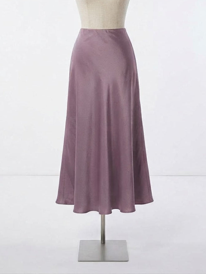 Cachet - Two-piece Satin Skirt Suit