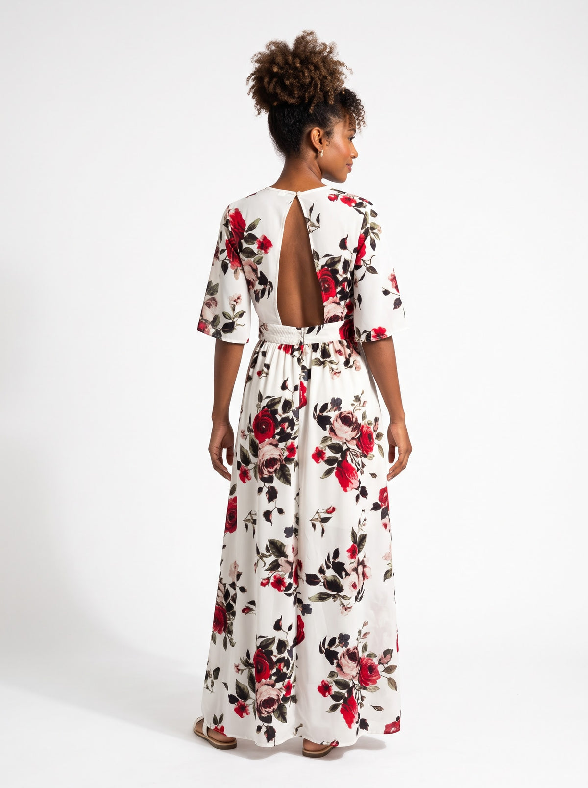 J for Justify Floral Flow Romper