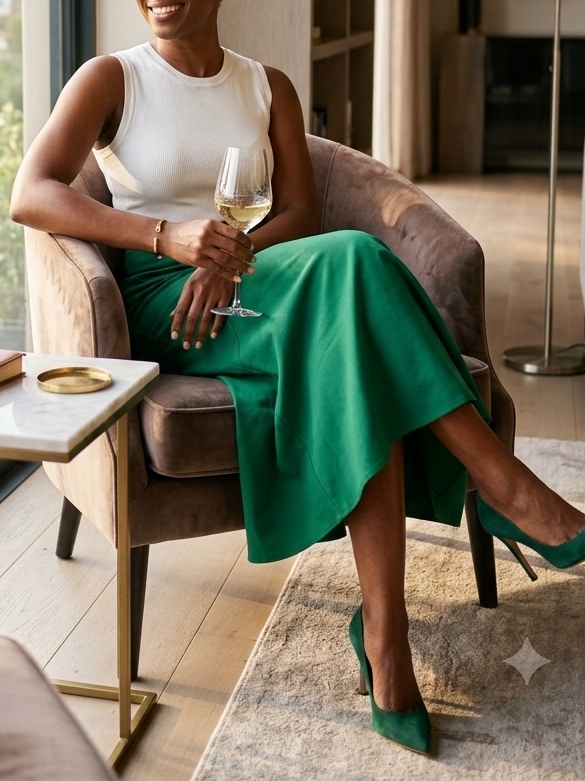 Minx USA Green Skirt