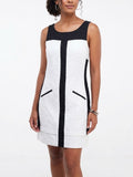 JAX Monochromatic Mod Shift Dress