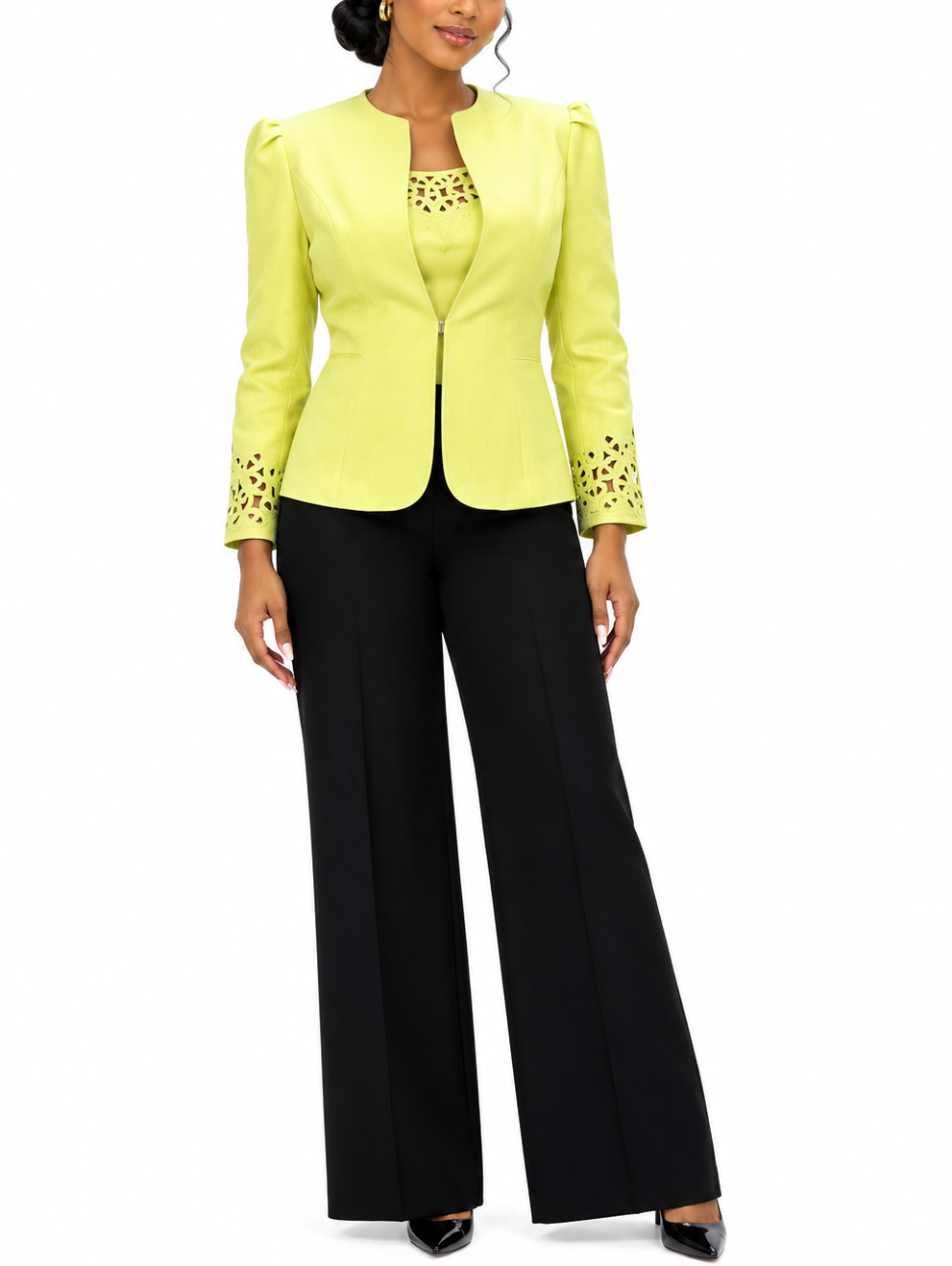 Tahari Three (3) Piece Pants Suit