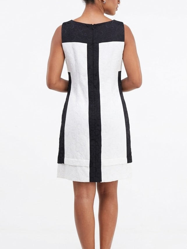 JAX Monochromatic Mod Shift Dress