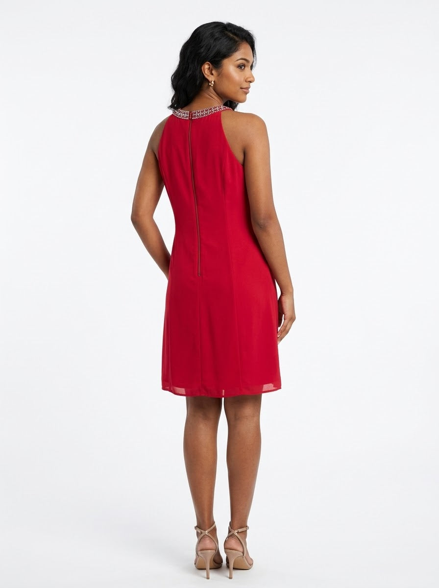 R&M Richards Rhinestone Shift Dress