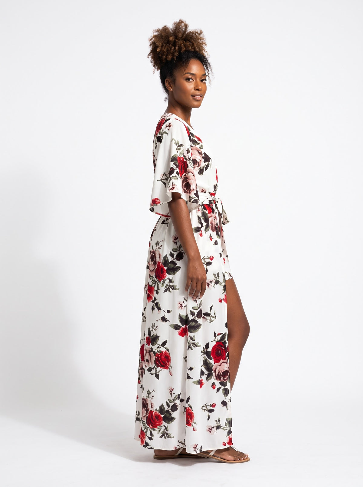 J for Justify Floral Flow Romper