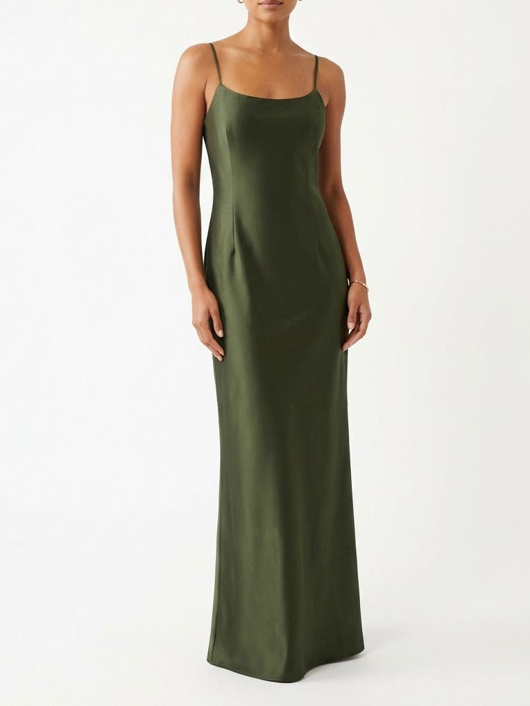 Emerald Elegance Two-Piece Cachet Evening Gown