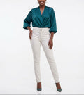 Island Elegance High-Waist Jeans