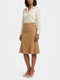 Amber Flared Midi Skirt