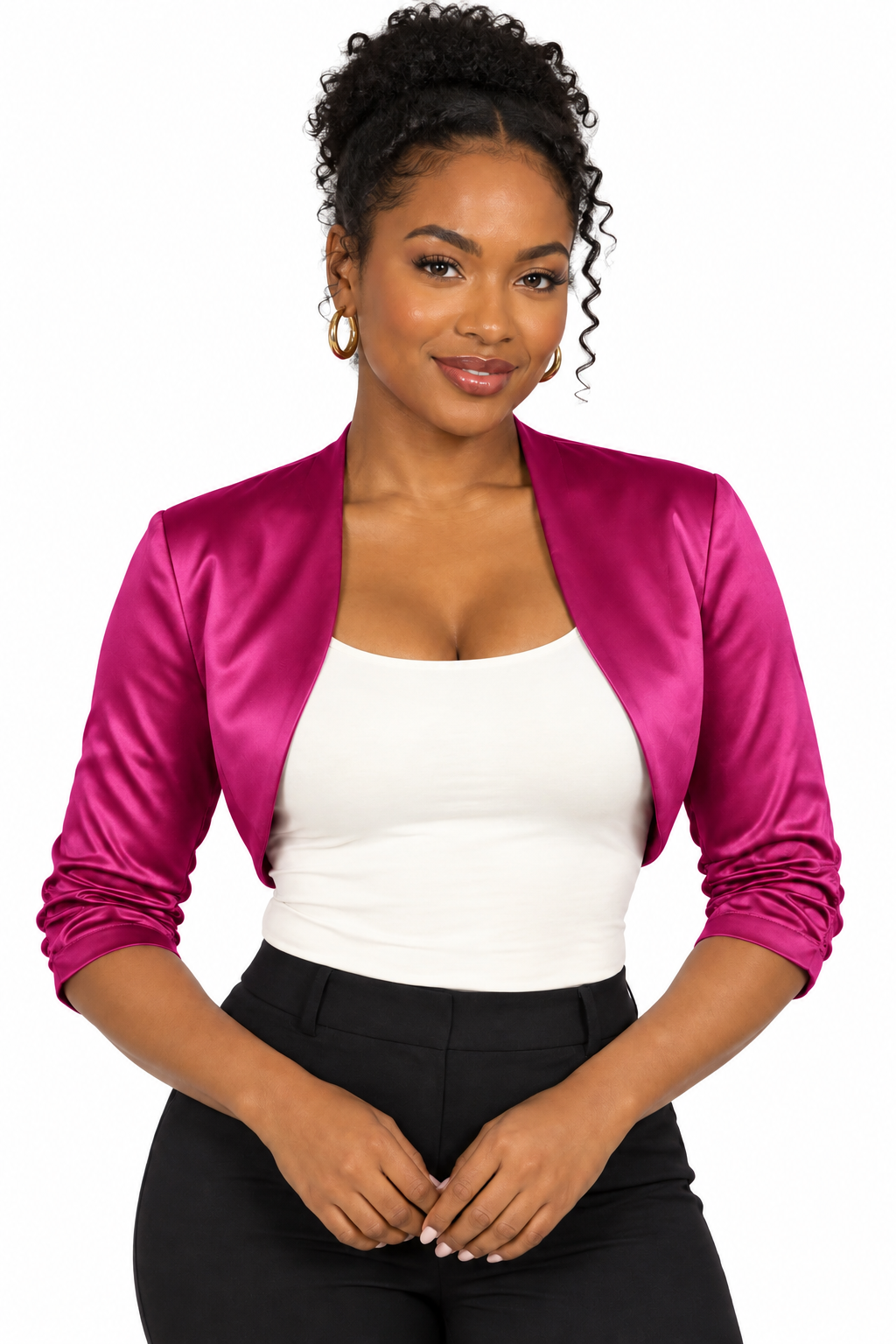 Katia Raunched Sleeve Bolero