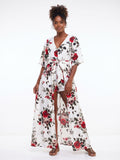 J for Justify Floral Flow Romper