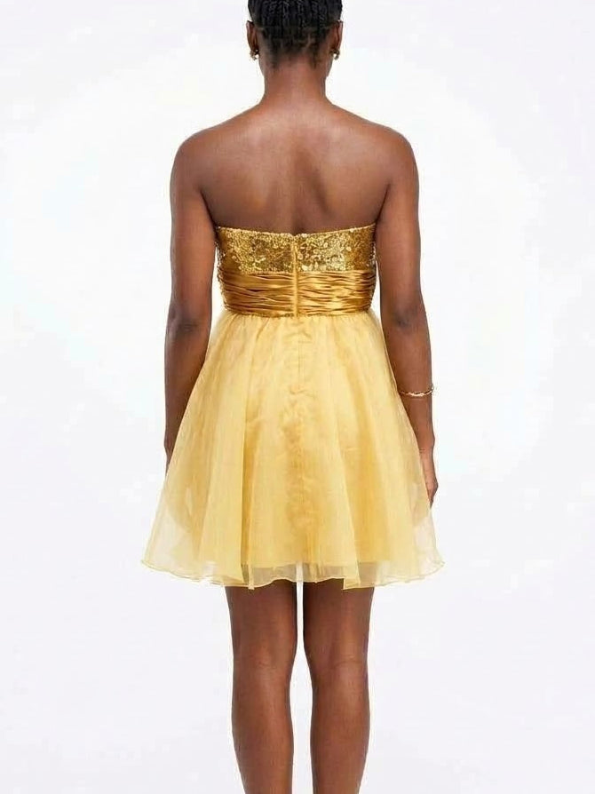 Aspeed USA - Golden Hour Sequin Mini Dress