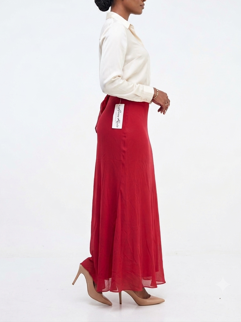 Anna Kevin NY Red Skirt