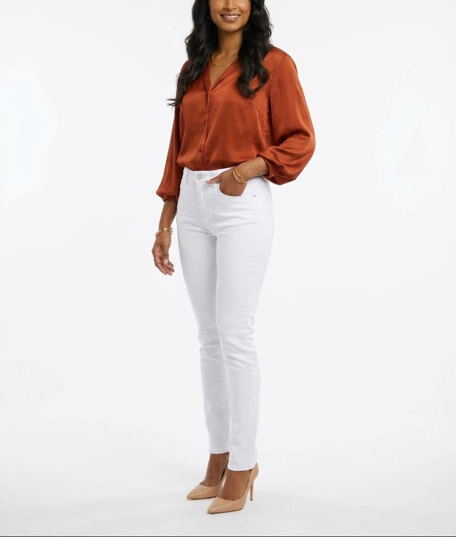 Love You "Isla Chic" White Denim