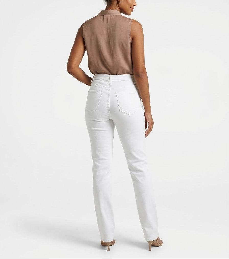 Island Elegance High-Waist Jeans