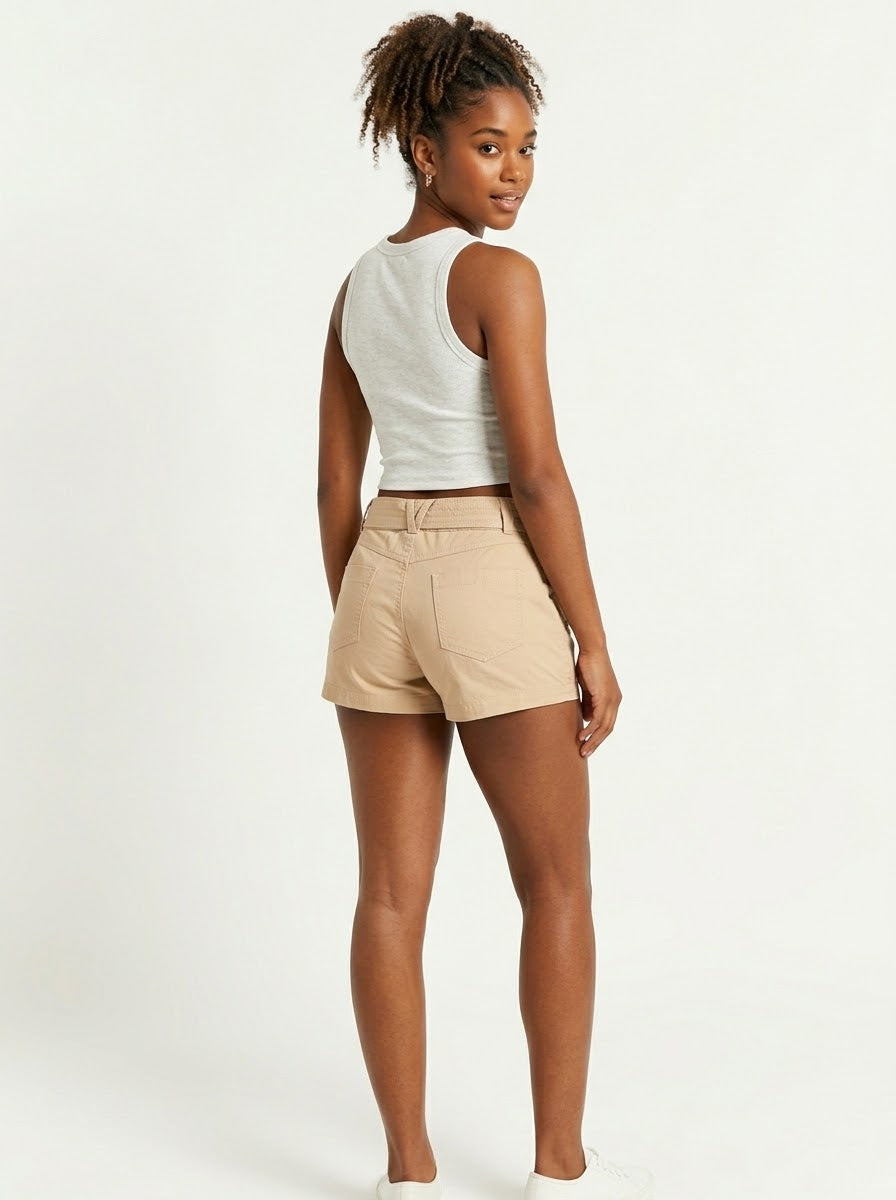 Entry Belted Safari Cargo Shorts