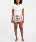 QQMY Floral Denim Shorts