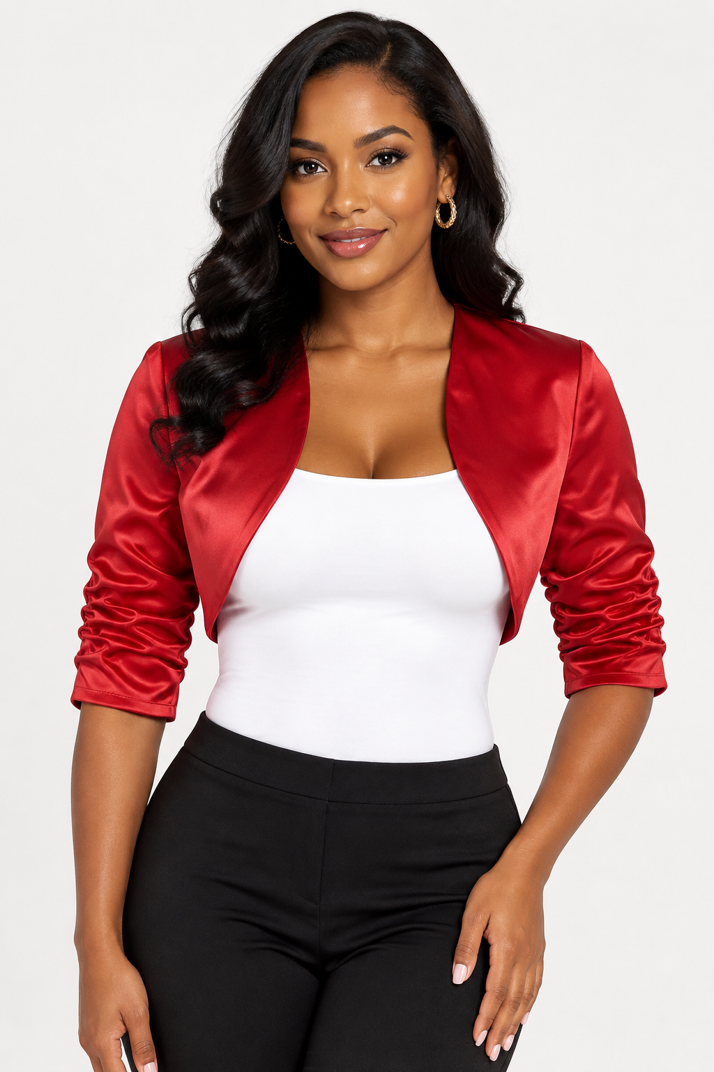 Katia Raunched Sleeve Bolero