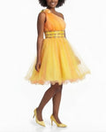 Adaa by Naurah USA One-Shoulder Cocktail Dress