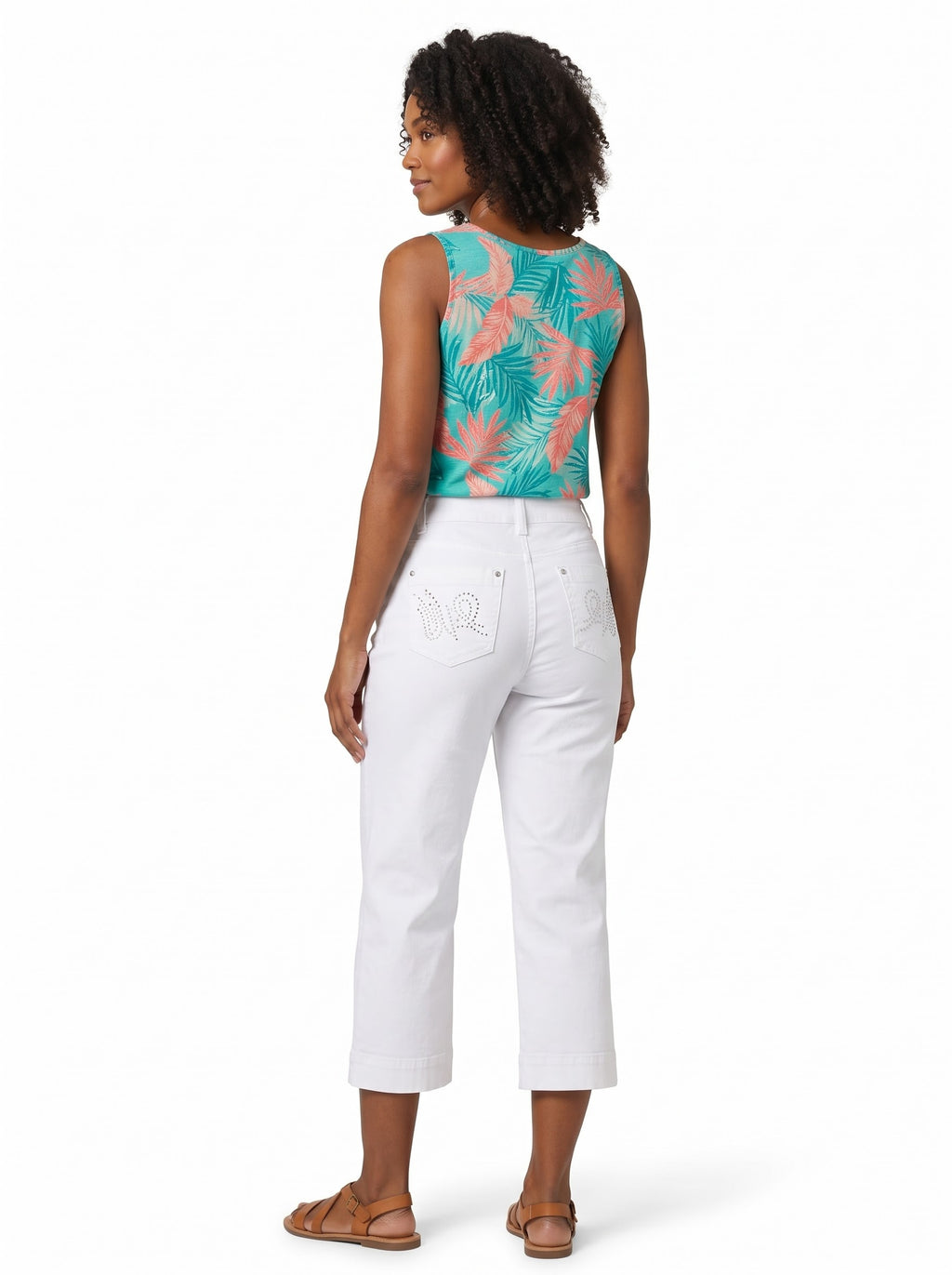 QQMY Classic Side-Slit Capri