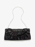 The Bella Starlight Ruffle Clutch