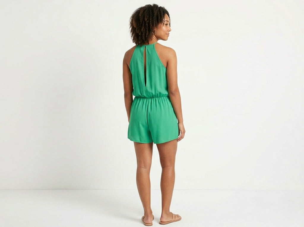 Naked Zebra Short Romper