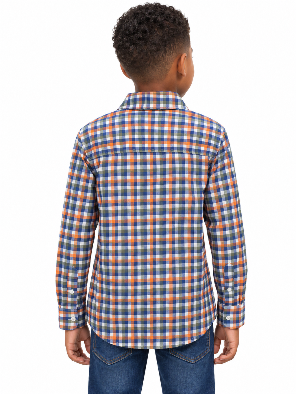 Carter's Multi-color Plaid Button-Down Shirt