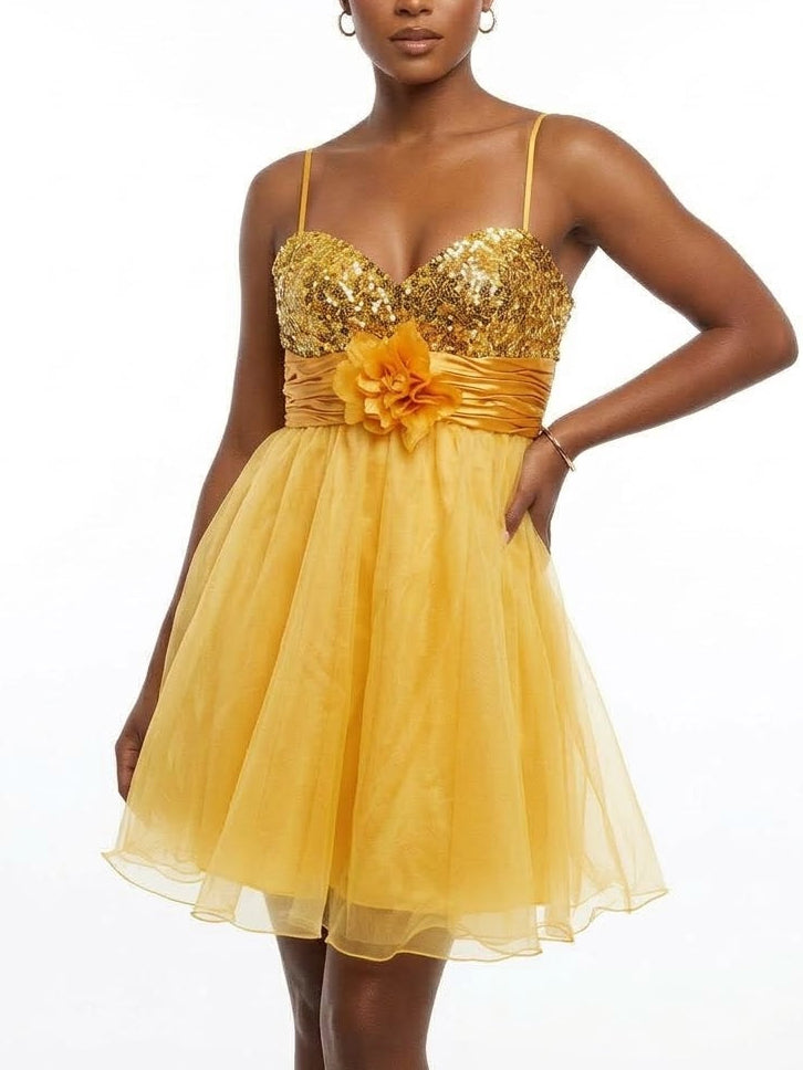 Aspeed USA - Golden Hour Sequin Mini Dress