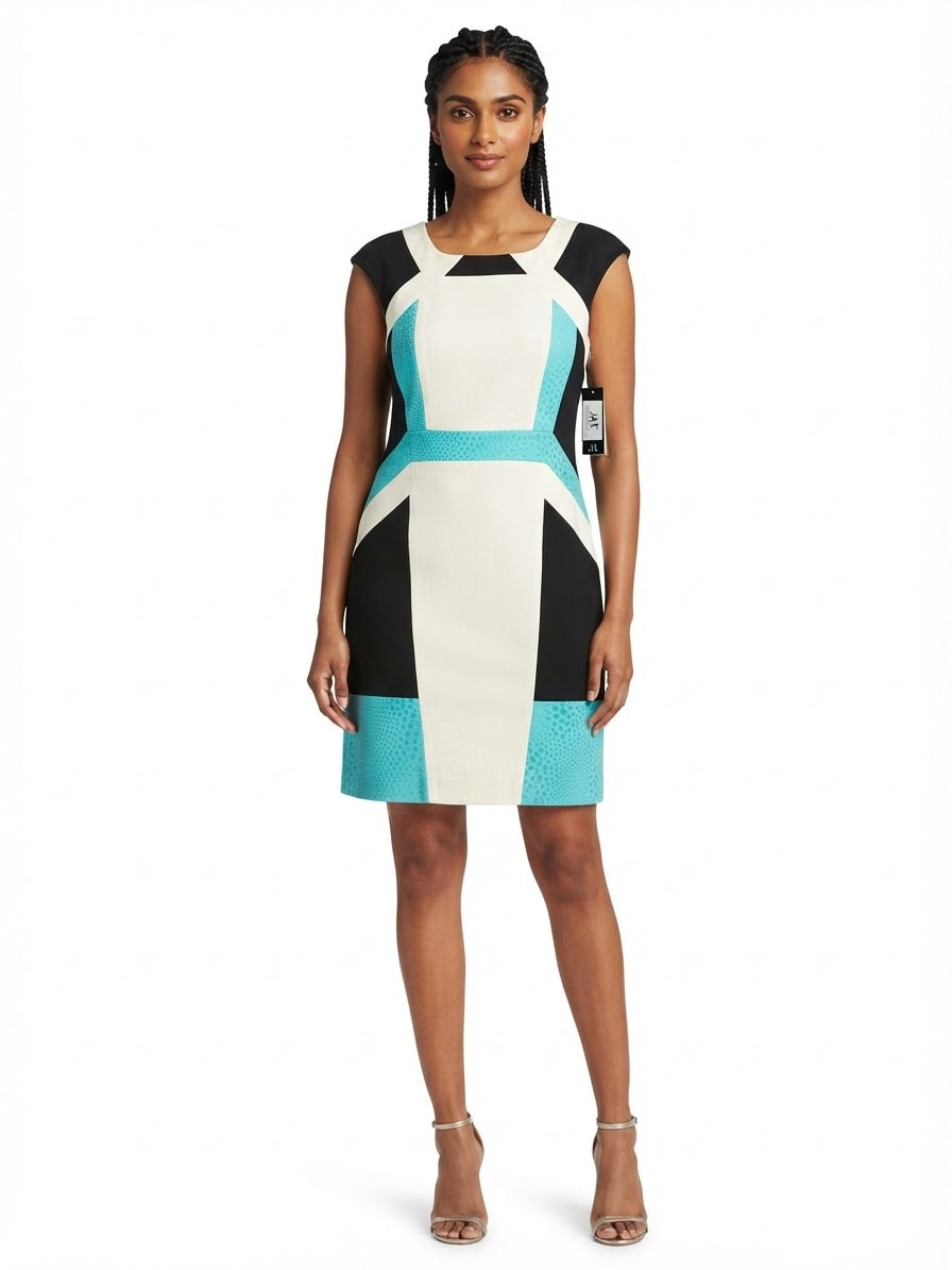 Jax Colorblock Sheath Dress