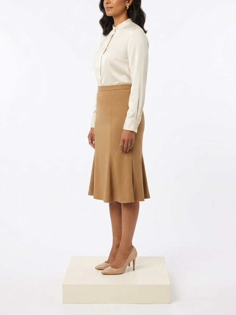 Amber Flared Midi Skirt