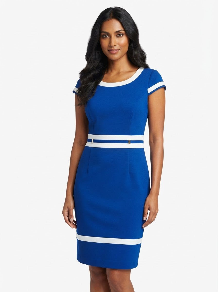 Pierri New York Colorblock Sheath Dress