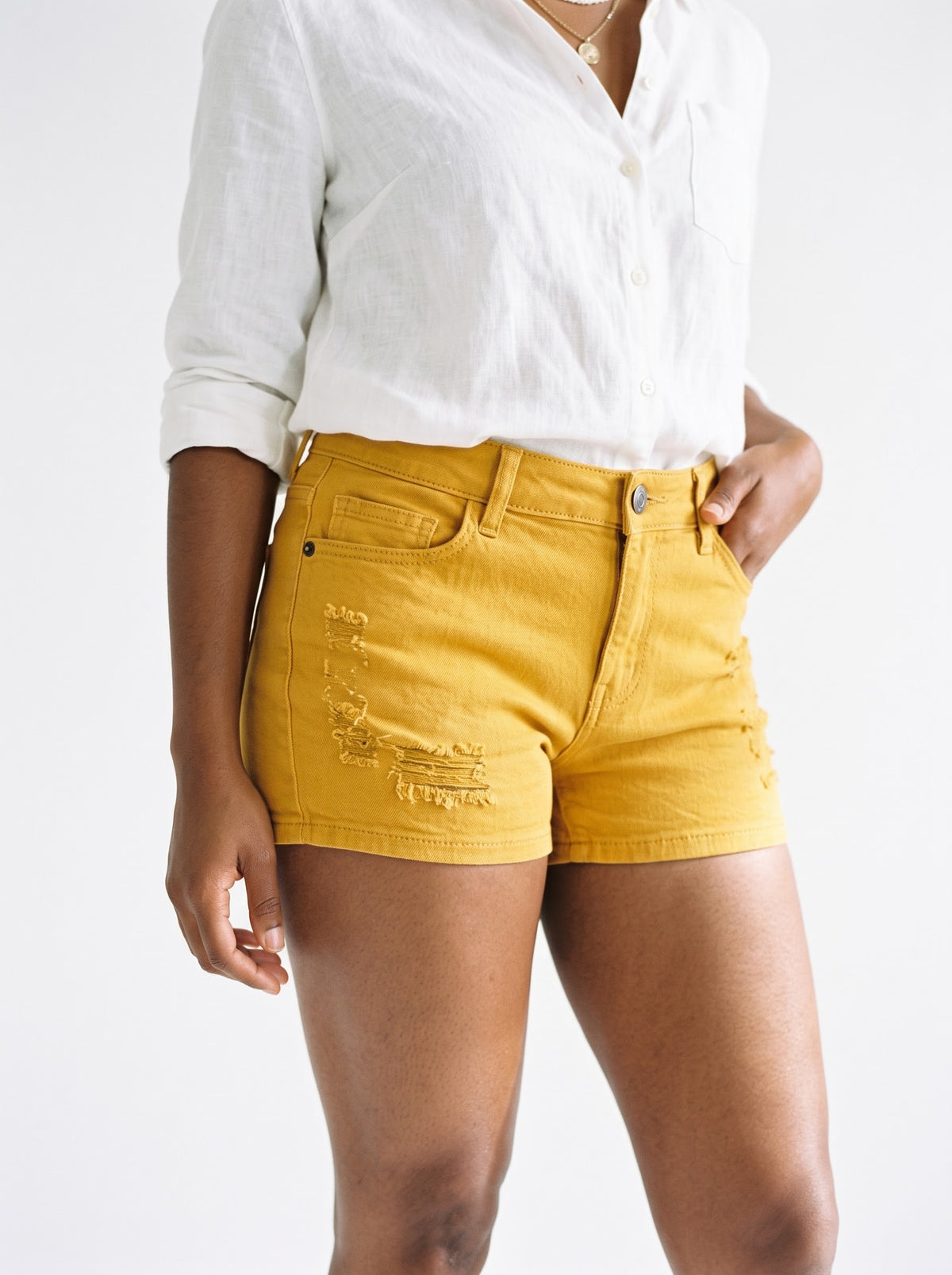 Emperial Distressed Shorts